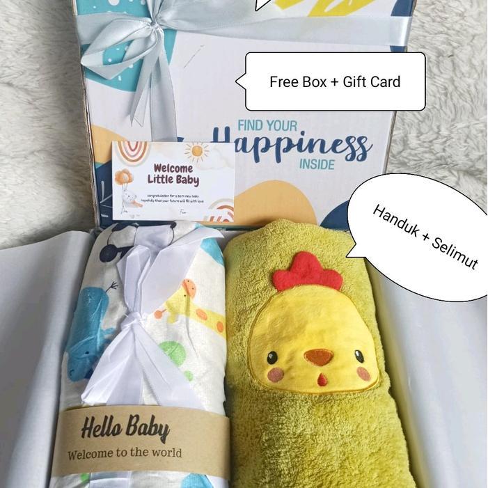 TERLARIS Hampers Bayi Kado Hadiah Bayi Newborn Selimut Handuk