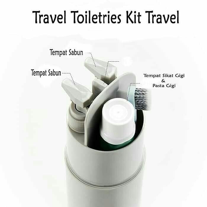 "New" Botol sabun cair untuk travel / tempat sikat gigi odol untuk travel