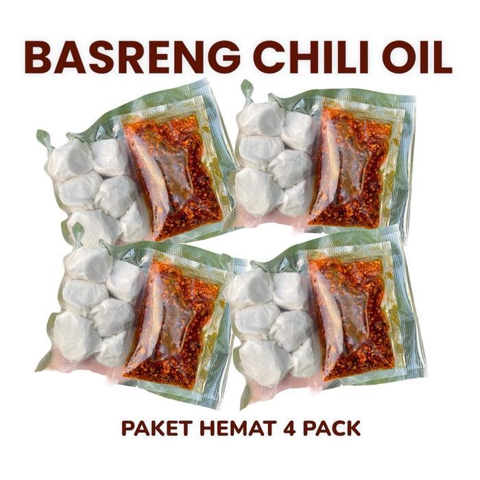 "New" PAKET HEMAT 4 PACK BASRENG MAKANAN PEDAS FROZEN FOOD