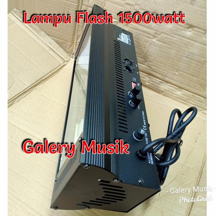 Strobo Hologen 1500Watt Lampu Strobe, Flash, Blizt, Control Dmx