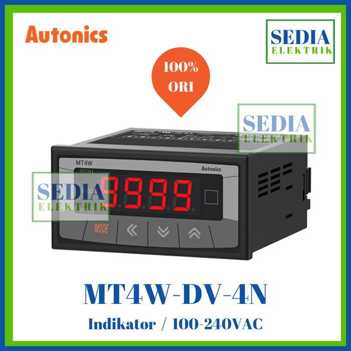 Autonics Mt4W-Dv-4N Mt4W Dv 4N Panel Meter
