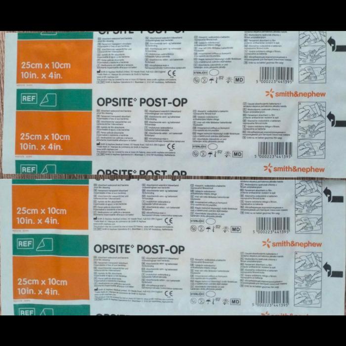 OPSITE 25CMX10CM OPSITE POST-OP 25CMX10CM PLESTER ANTI AIR