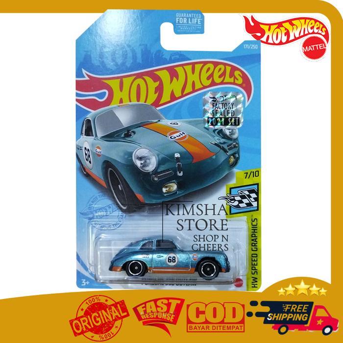 HOT WHEELS PORSCHE 356 OUTLAW SUPER TREASURE HUNT FS 2021 DIECAST ORI