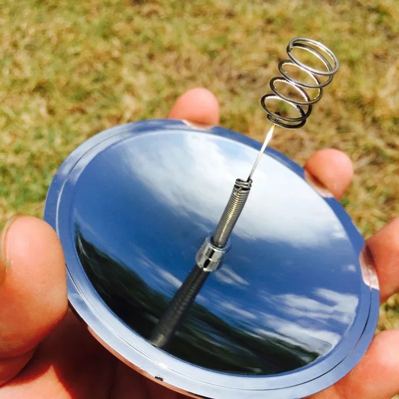 1PC Outdoor Solar Lighter Camping Survival Fire Lens Sunlight Focus Cigarette Lighter Waterproof