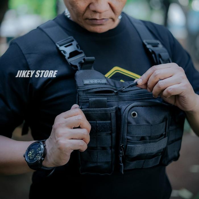 Chest Bag Tas Dada Tactical Addict Adventure Bike Taslari Pria