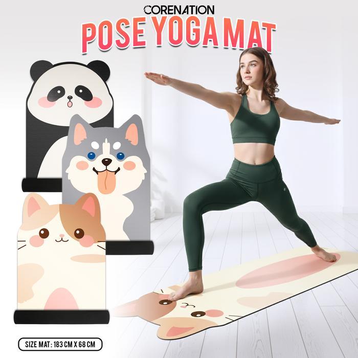 CoreNation Pose Yoga Mat Matras Yoga Matras Olahraga 4,5MM Matras Olahraga Senam