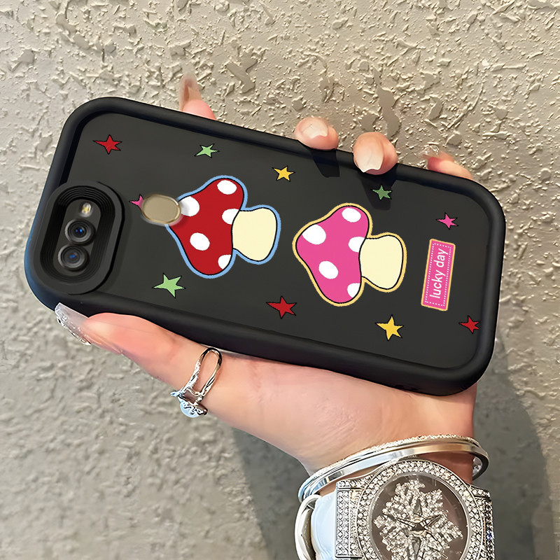 Casing Hp OPPO A7 OPPO A5s OPPO A12 OPPO A12S A11k Case Casing HP Jamur Graffiti Warna Pola kasus po