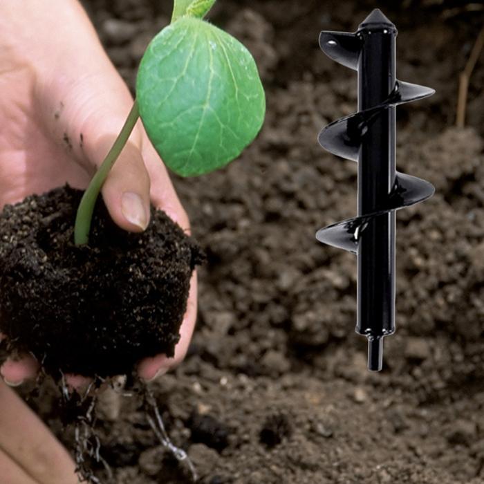 Mata Bor Spiral Penggali Tanah Untuk Menanam Bunga / Tanaman