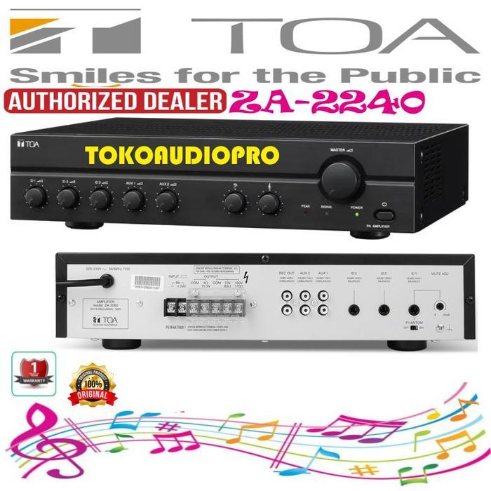 Toa Za2240 Pa System Power Amplifier Masjid Toa Za-2240 Mixer Amplifier Co