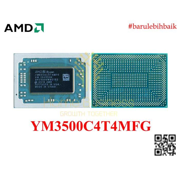 Chipset Chip AMD CPU Prosesor Processor R5 3500 U YM3500C4T4MFG YM3500 AMD Ryzen 5 3500U