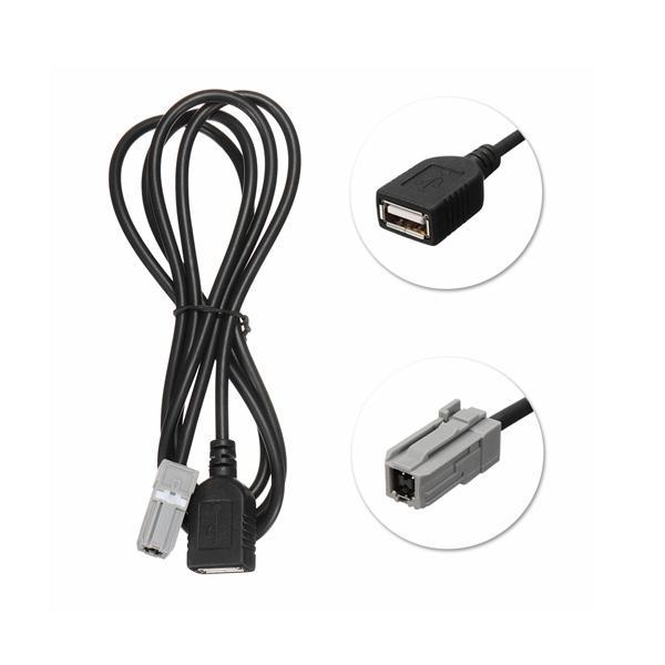 MOBIL USB MP3 CD AUX INPUT ANTARMUKA ADAPTER AUDIO KABEL UNTUK TOYOTA