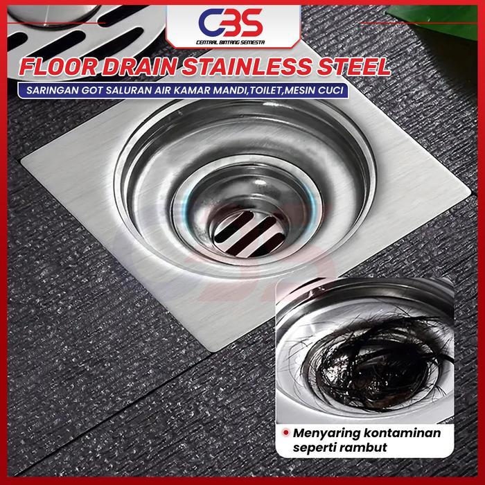 Saringan Got Stainless Steel Anti Bau Anti Kecoa Anti-odori-insect Floor Drain Dapur