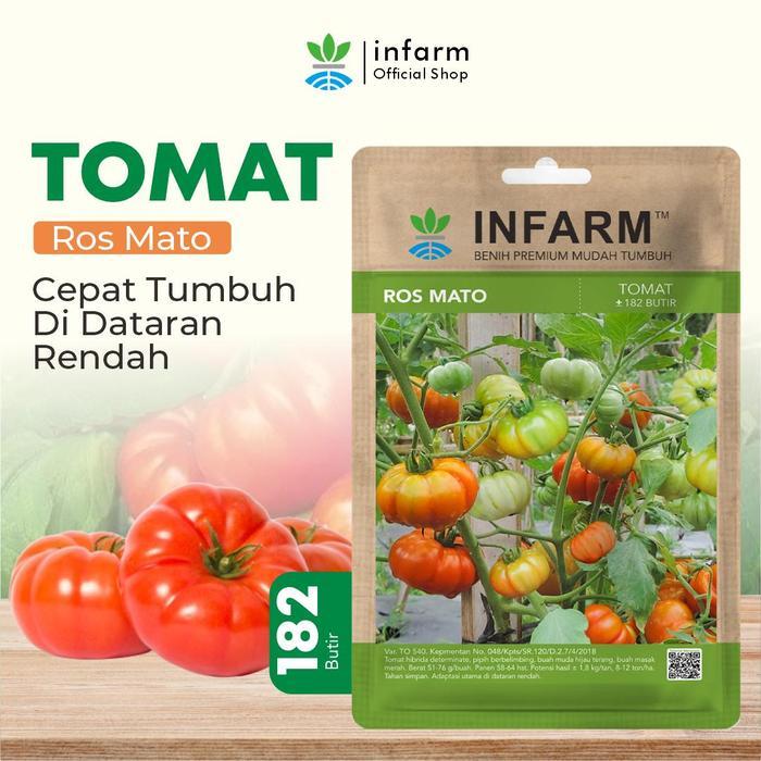 INFARM - Benih Tomat Mawar Rosmato, Benih Tomat Mawar Rosmato Unggul Bibit Tomat Mawar Super Bibit