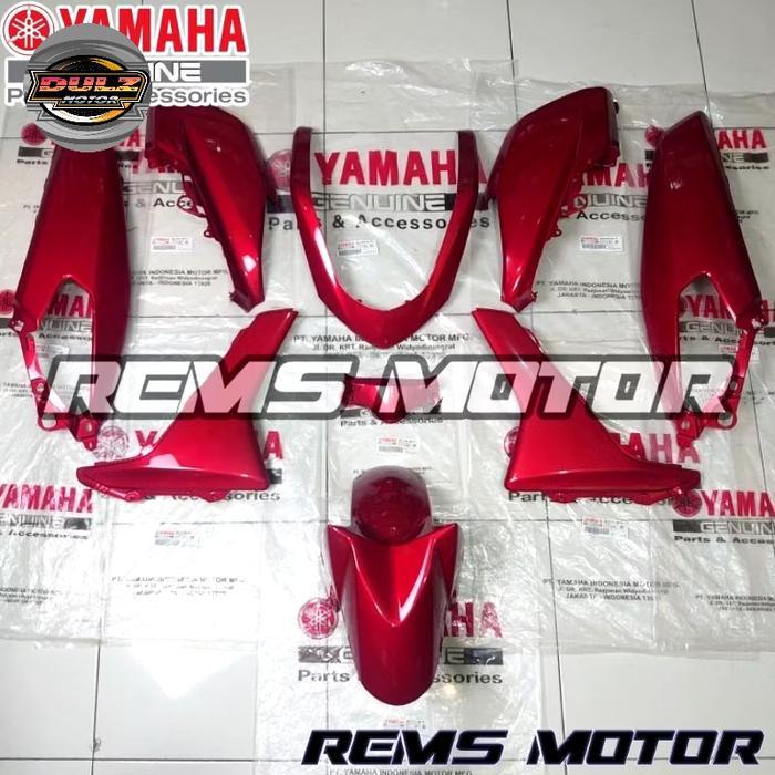 COVER FULL BODY HALUS YAMAHA N-MAX Nmax OLD MERAH GLOSSY