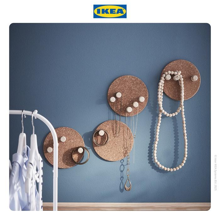 Terlaris Ikea Heat Alas Tatakan Panci Bahan Gabus 19Cm Set Isi 3Pcs