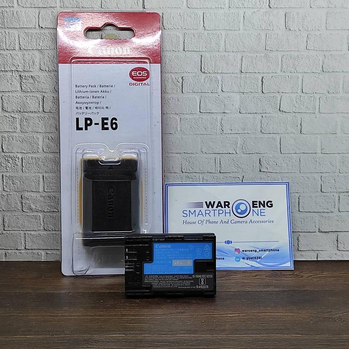 Baterai Canon LP-E6 Untuk Canon EOS EOS 6D, EOS 7D, EOS 60D, EOS 70D