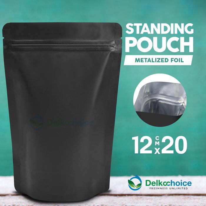 STANDING POUCH FULL ALUMUNIUM BERWARNA 12 X 20