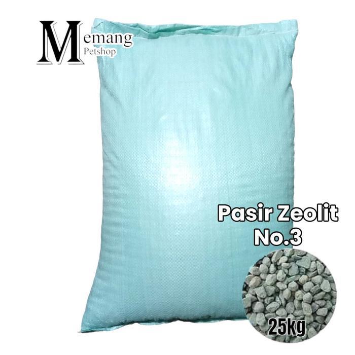 PASIR NATURAL ZEOLITE / ZEOLIT 25 KG - PASIR HEWAN PELIHARAAN