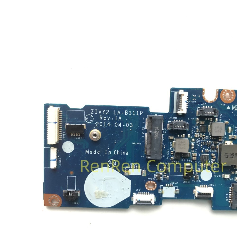 ZIVY2 LA-B111P Motherboard.For Lenovo Y50-70 Y50 Laptop Motherboard. With CPU I5/i7 4th and GPU.DDR3