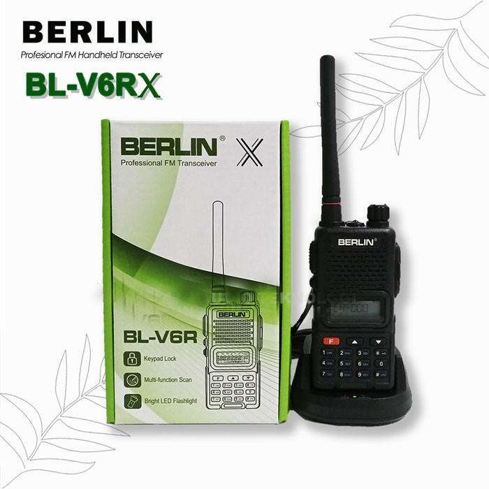 BERLIN BL-V6RX HANDIE WALKIE TALKIE HT SINGLE BAND UHF VHF