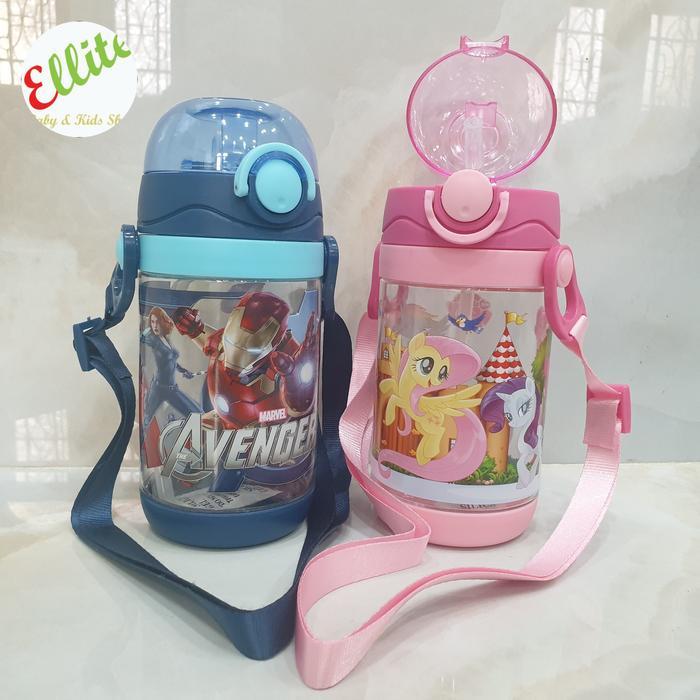 Botol Minum Anak 500 Ml Sedotan Karakter