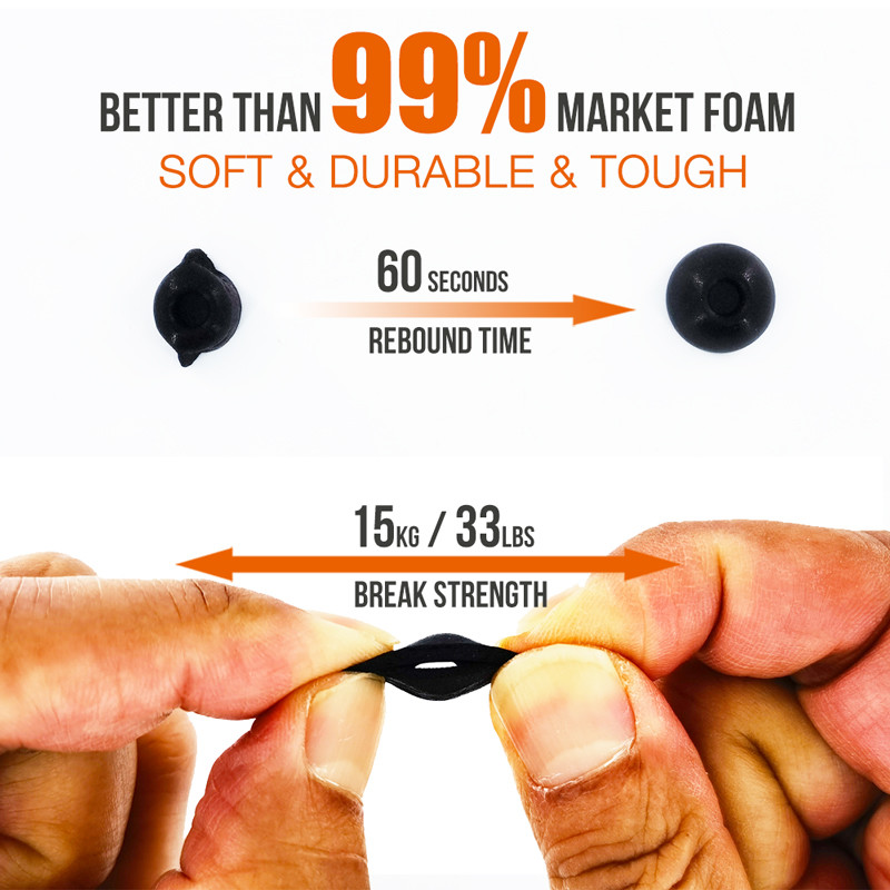 TENNMAK Memory Foam Eartips Replacement for Denon PerL Pro Earbuds