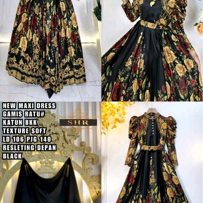 NewReady Maxi Dress Ratu Mawar 100%Ori Shr