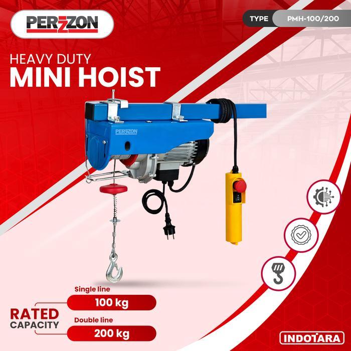 Mini Electric Hoist Dengan Berbagai Kapasitas Angkut / Perzzon Mini Hoist