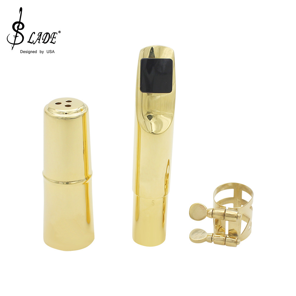 SLADE Alto Saxophone Mouthpiece 5C 6C 7C 8C Mouth Pieces Ligature Clip Professional Woodwind Musical