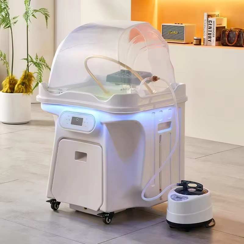 2025Head spa bed shampoo chair wash hair salon furniture backwash portable hairdressers spa