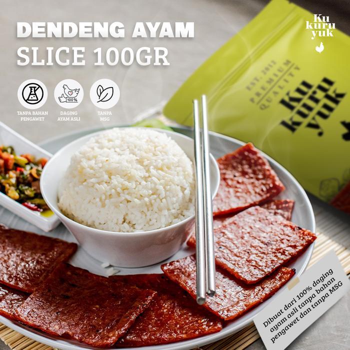 [Premium] Dendeng Kukuruyuk - Dendeng Ayam Kotak 100 Gram Dendeng Ayam Kukuruyuk Kotak Dendeng Ayam