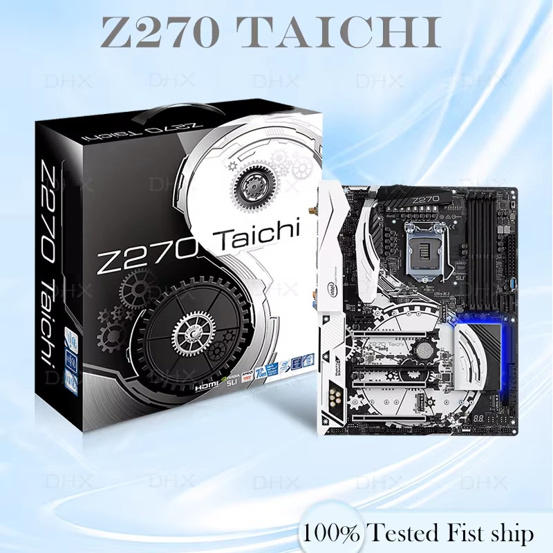 For Asrock Z270 TAICHI Motherboard 64GB LGA 1151 I3 I5 I7 CPU DDR4 ATX Z270 Mainboard 100% Tested