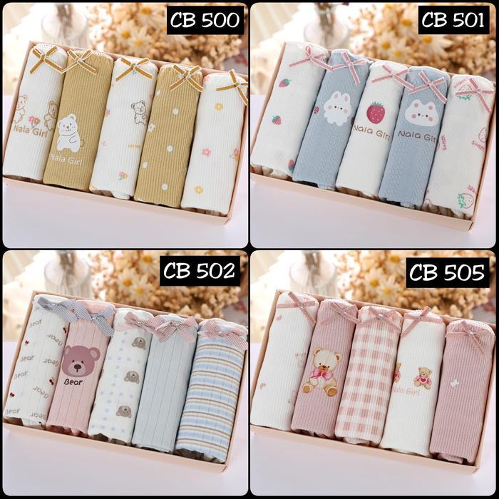 Celana Dalam Wanita Box / Pakaian Dalam Wanita Set Underwear Import 5