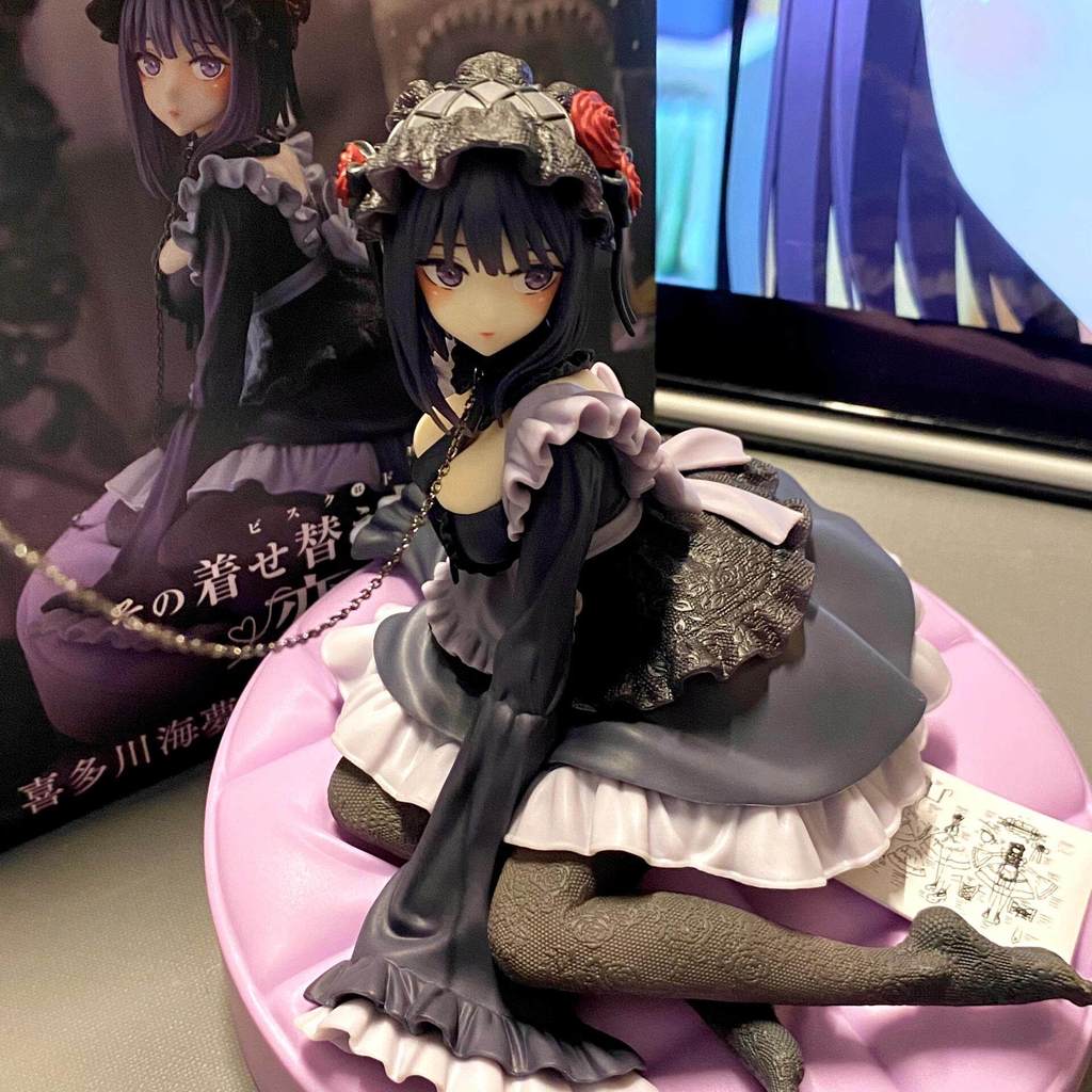 My Dress-Up Darling Anime Figure Kitagawa Marin Black Maid Outfit Action Figure Shizuku Kuroe