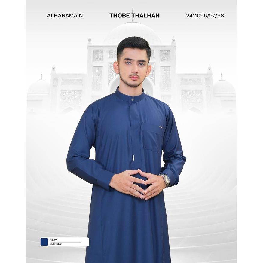 Stok Baru AL Haramain Series Semi Wol Thobe Thalhah Jubah / Gamis Pria Remaja & Dewasa