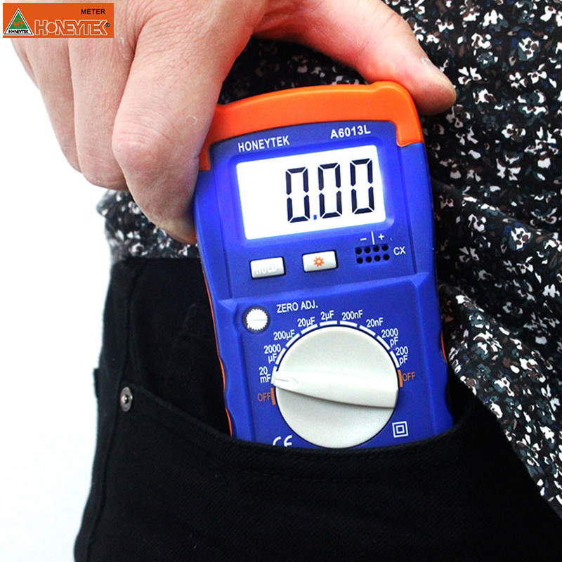 Capacitor Tester Digital Multimeter Tester Professional Capacitor Capacitance Meter Check Capacitors