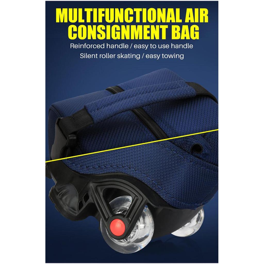 PGM Tas Golf Travel Roda Compact Wheeled Golf Bag Lightweight Portable Tas Stik Golf