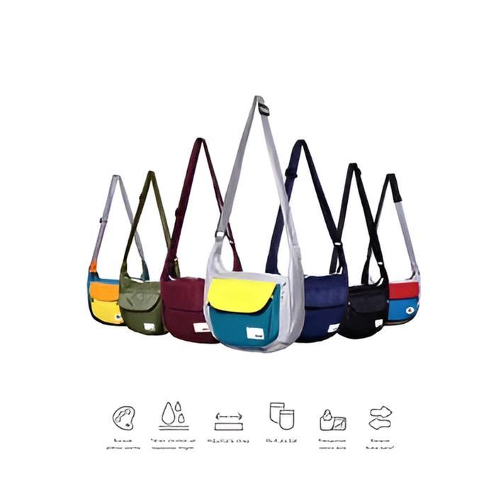 EUCK Fuku Slingbag - Tas Selempang Waterproof Pria dan Wanita Size L selempang modis Cowok