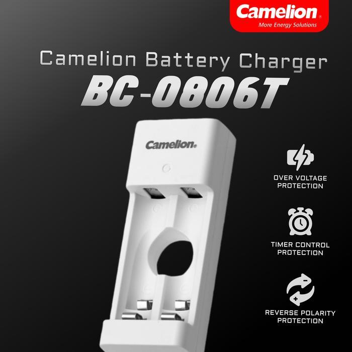 Amino Neutrik - Camelion Charger Bc0806T - Charger Baterai Aa Aaa
