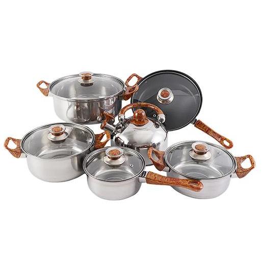 SET PANCI TEKO PERALATAN MASAK DAPUR ANTI KARAT KOMPLET