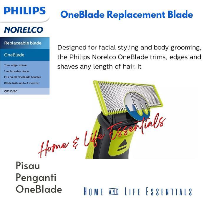 Refill Philips Oneblade Mata Pisau Cukur Untuk Philips Oneblade