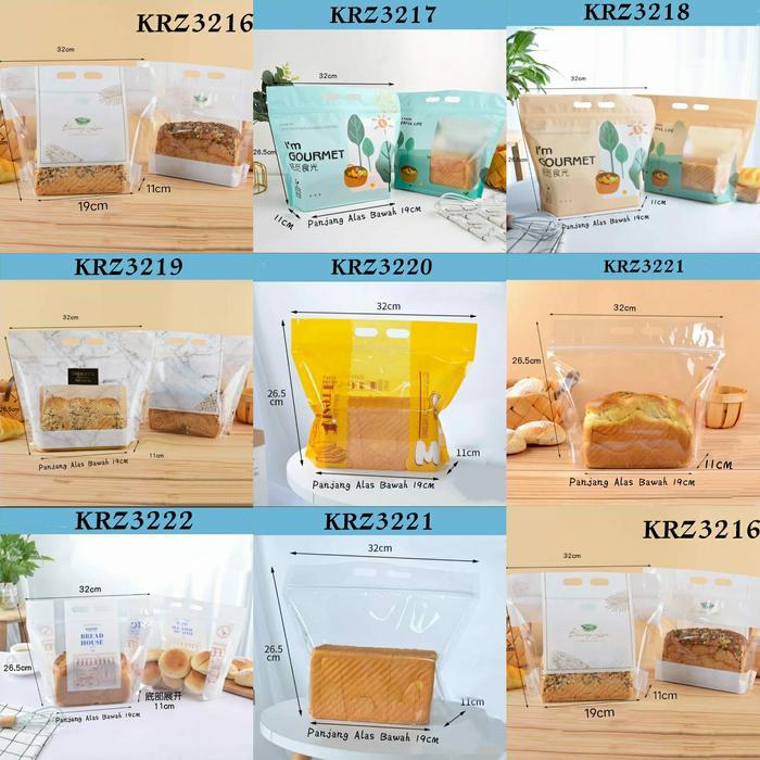 Stok Baru Kemasan Plastik Roti / Plastik Roti Tawar / Plastik Klip