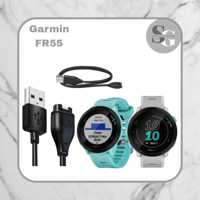Stok Baru CHARGER CABLE SMART WATCH GARMIN FORERUNNER 55 KABEL CASAN JAM TANGAN