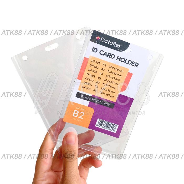 "New" Plastik ID Card B2 / Card Case B2 / Plastik Panitia B2