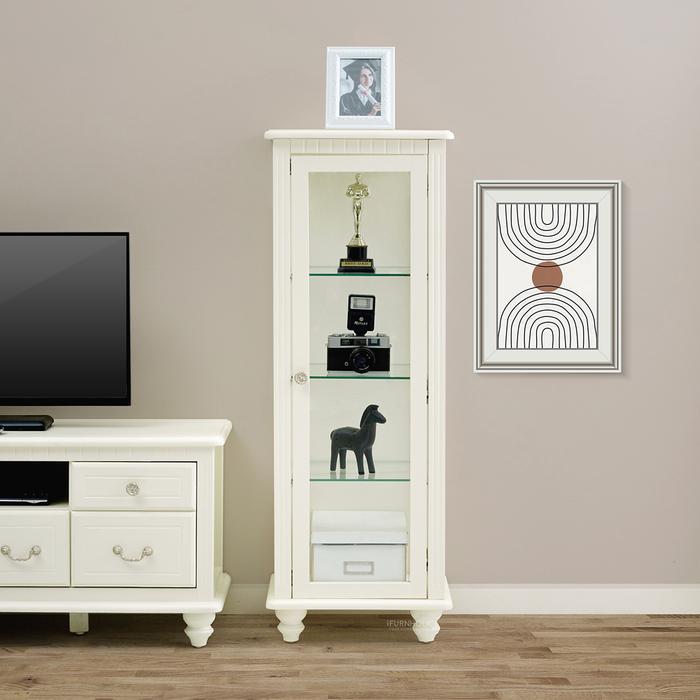 iFURNHOLIC Amandla Display Cabinet I Lemari Kaca I Lemari Pajangan kayu furniture Ruang Tamu
