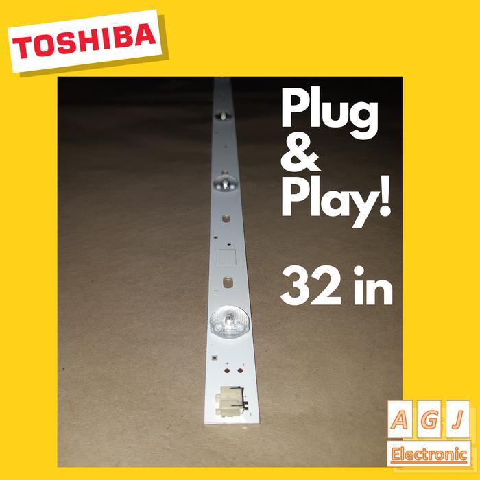 Best Seller Lampu Backlight Tv Toshiba 32 Inch 6 Kancing Titik 3 Volt Led Murah Original