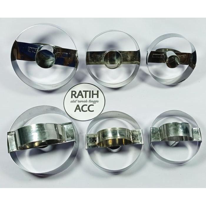 CETAKAN DONAT STAINLESS PISAU PEMOTONG ADONAN Kitchenware