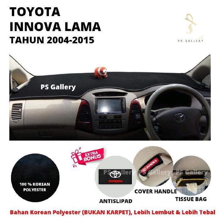 Aksesoris Premium Alas Cover Dashboard Mobil Innova Lama Tahun 2004-2015
