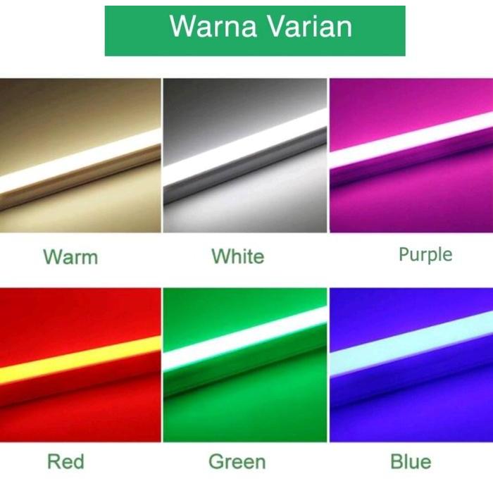 "New" Lampu TL Neon T5 LED 5/9/15/19W Tube Warna Warni/Lampu neon led