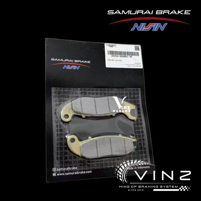 Kampas Rem Kaliper Nissin Samurai 2 Piston Kampas Rem 2 Piston Nissin
